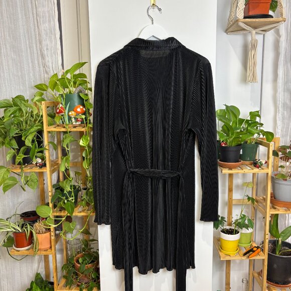 Lyaner‎ Silk Tie Wrap Dress Size Medium - Picture 5 of 8